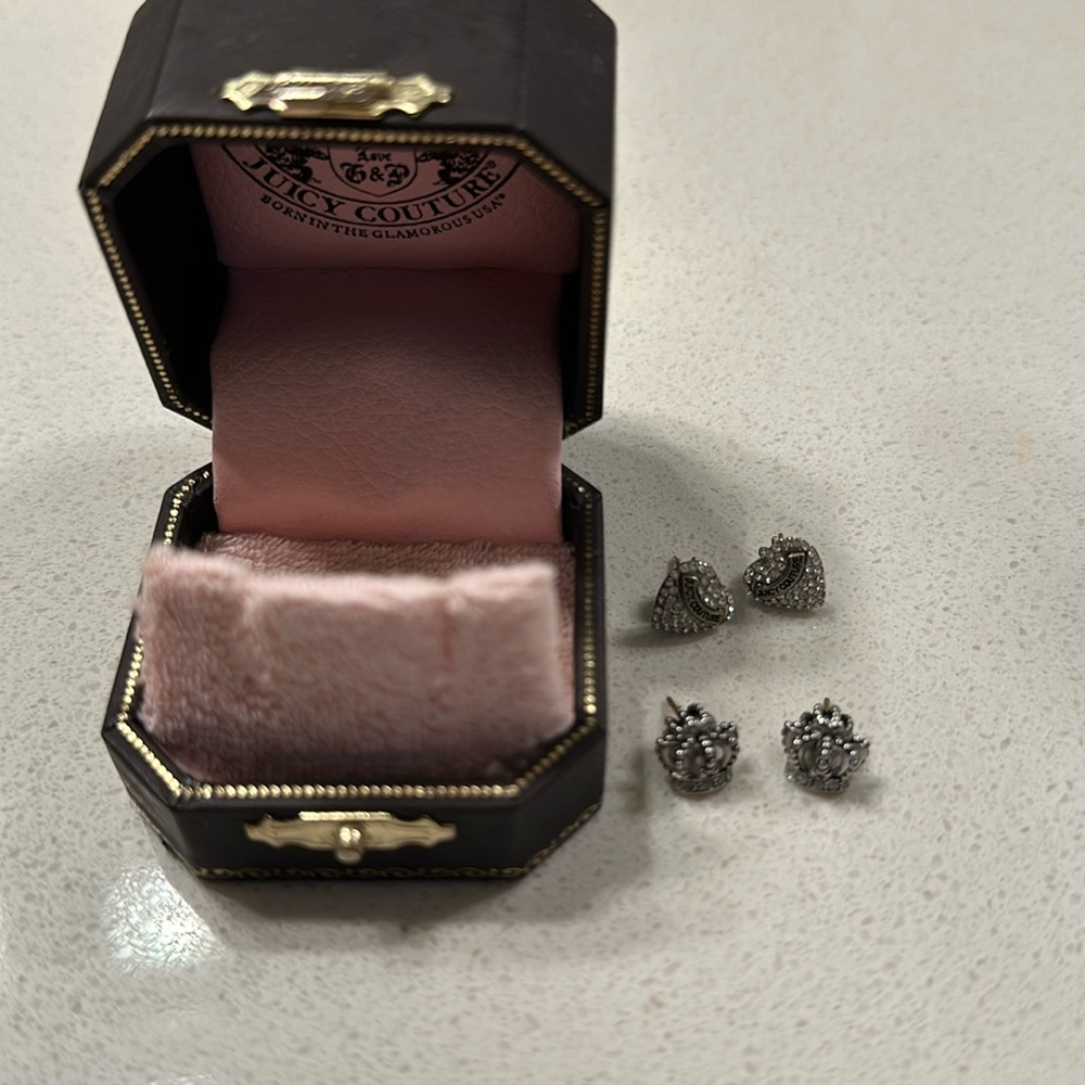 Juicy couture earrings (2 pairs)